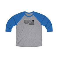 Freedom Tri-Blend 3/4 Raglan Tee