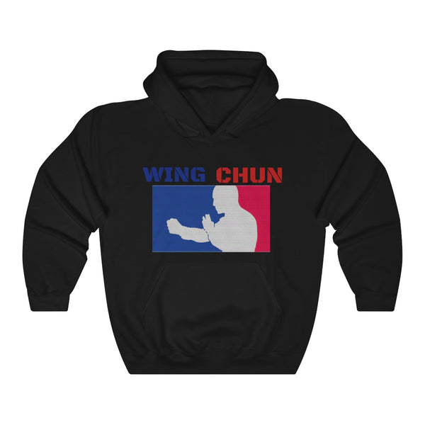 Wing Chun Red White Blue Fighter  Heavy Blend™ Hooded Sweatshirt