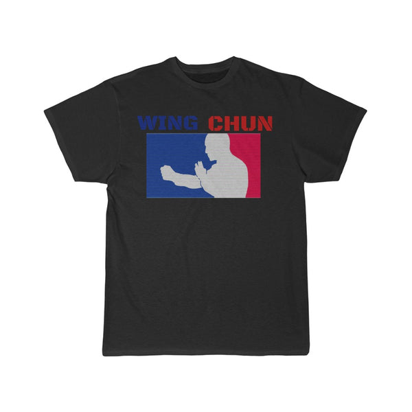 Wing Chun Red White Blue Fighter Short Sleeve T-Shirt