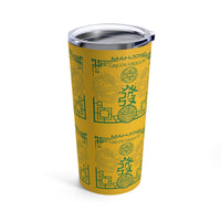 Green Dragon Mahjong Tumbler 20oz