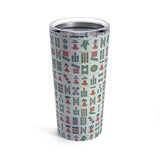 Mahjong Tile Tumbler 20oz