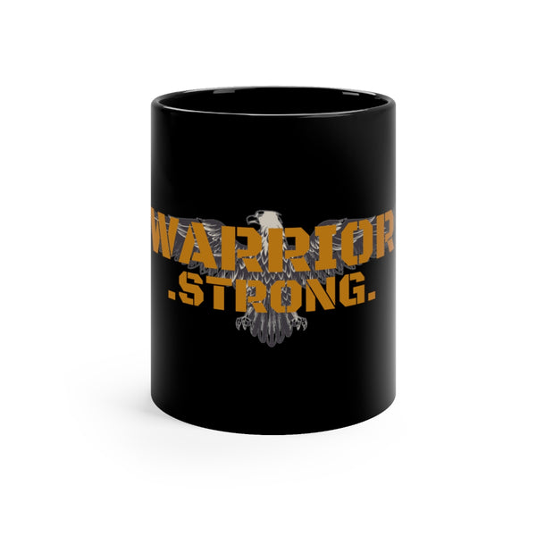 American Veteran Warrior Strong Black mug 11oz