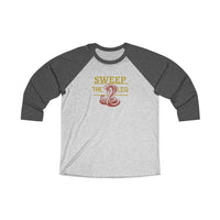 Sweep the Leg Tri-Blend 3/4 Raglan Tee