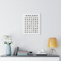 Wing Chun Jo Fen Ancestral Rules Framed Vertical Poster