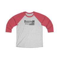 Freedom Tri-Blend 3/4 Raglan Tee