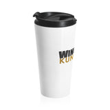 Wing Chun Kung Fu Gold Stainless Steel Travel Mug
