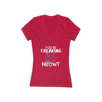Freaking MEOWT V-Neck Tee