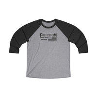 Freedom Tri-Blend 3/4 Raglan Tee