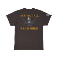 American Pride Respect All Fear None Short Sleeve Tee
