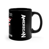 Protector of Freedom Black mug 11oz