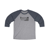 Freedom Tri-Blend 3/4 Raglan Tee