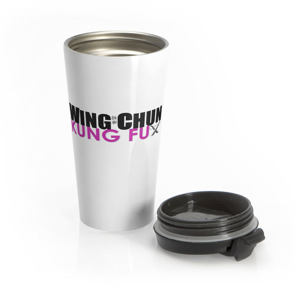 Wing Chun Kung Fu Pink (Special Edition) Stainless Steel Travel Mug