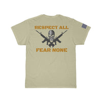 American Pride Respect All Fear None Short Sleeve Tee
