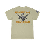 American Pride Respect All Fear None Short Sleeve Tee