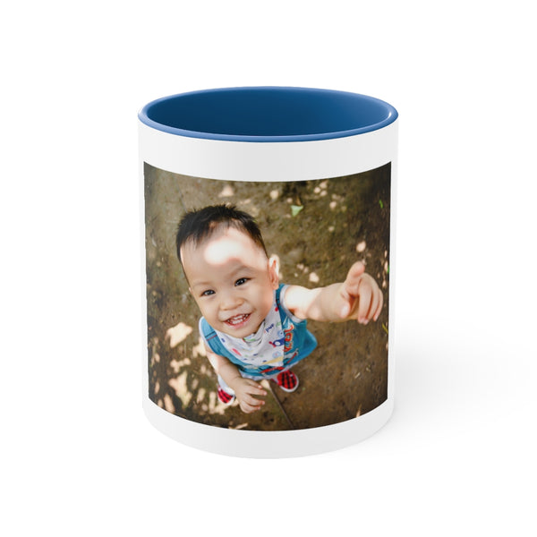 Custom Accent Coffee Mug, 11oz