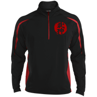 Bujinkan Men's Sport Wicking Colorblock 1/2 Zip