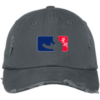 Wing Chun Red White Blue  District Distressed Cap