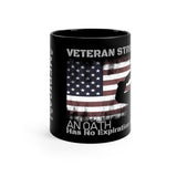 American Pride (Veteran Series) Black mug 11oz