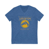Kung Fu Clean your weapon Jersey Short Sleeve V-Neck Tee