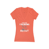 Freaking MEOWT V-Neck Tee