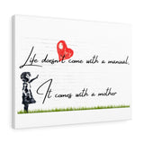 Mother the perfect heart we need Canvas Gallery Wraps